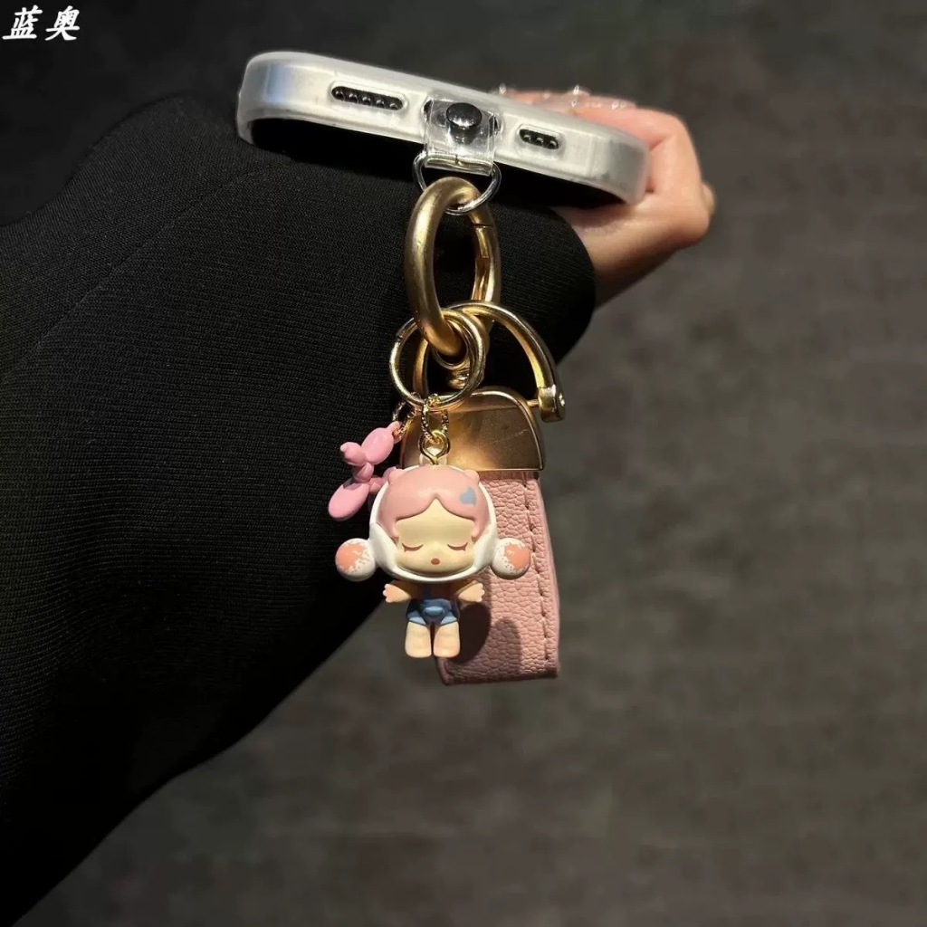 Popbean ของแท้ Popbean SP molly พวงกุญแจรถ DIY จี้ของขวัญวันเกิดแฟน