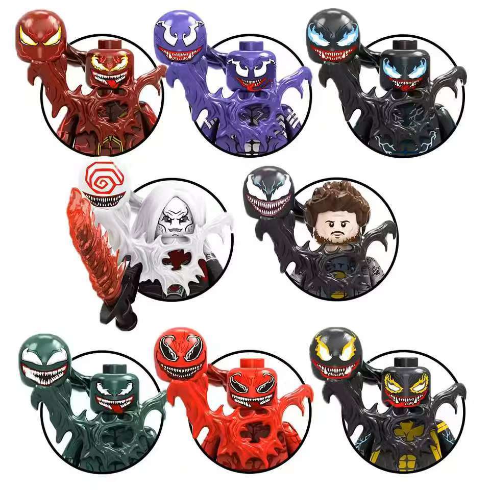 บล็อกของเล่นขนาดเล็ก Venom รูป Venom Eddie Building Block ชุด TV6210