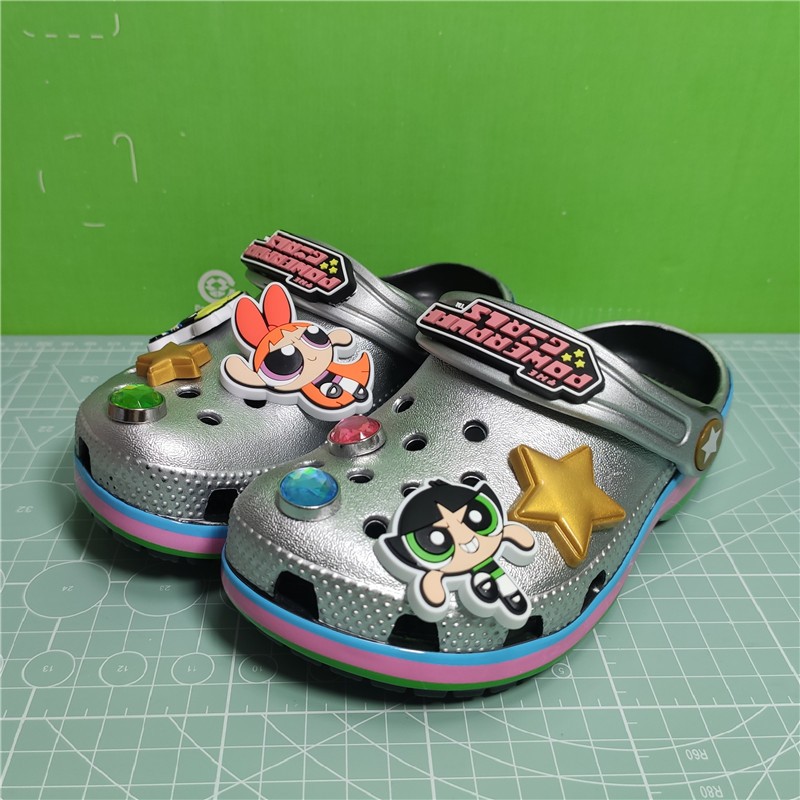 Crocs Cave Shoes Female Flying Apsaras Little Police Co branded Waterproof Quick Drying Childrens Baotou Slippers 210256