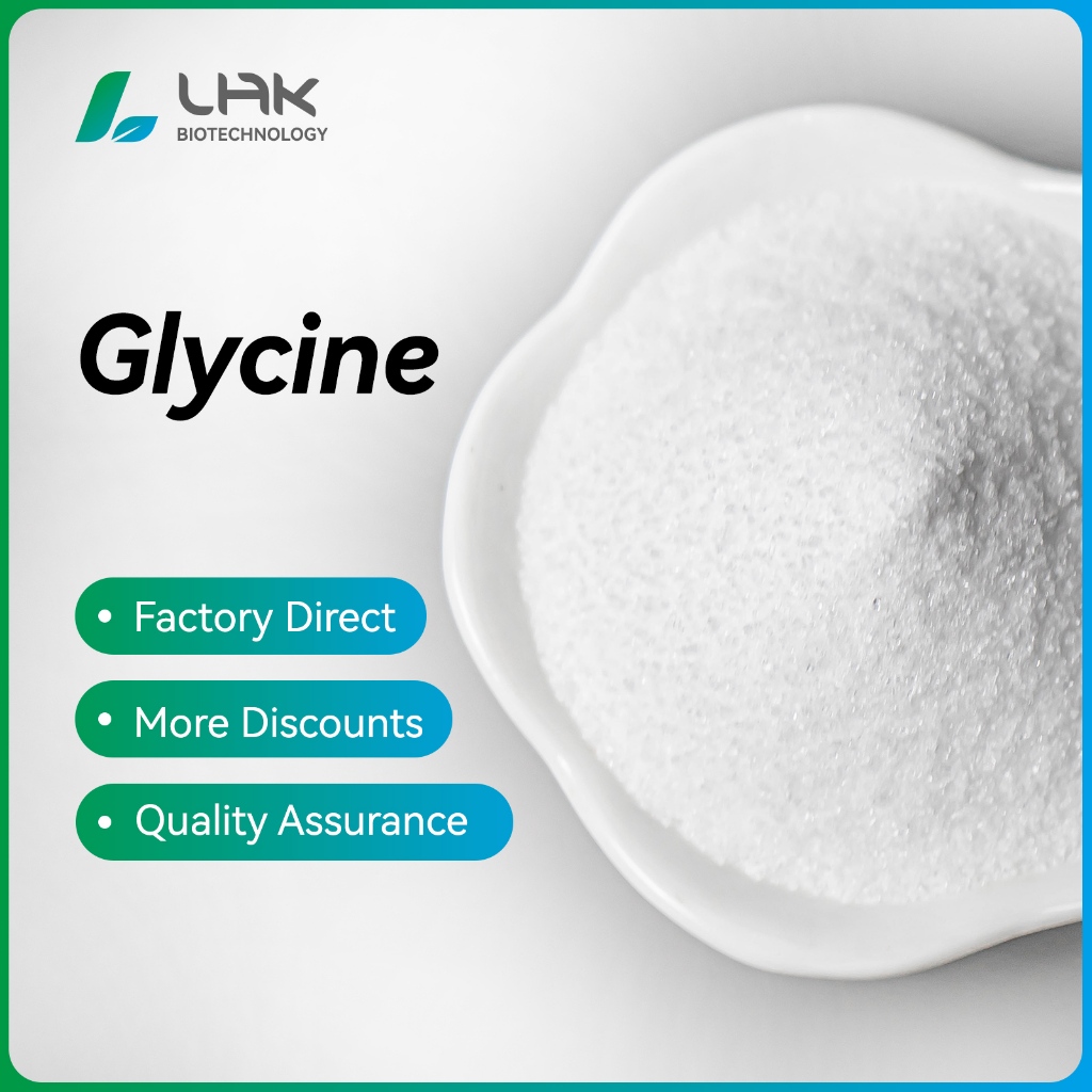 ขายส่งและขายปลีก Amino Acids glycine Gly powder CAS 56-40-6