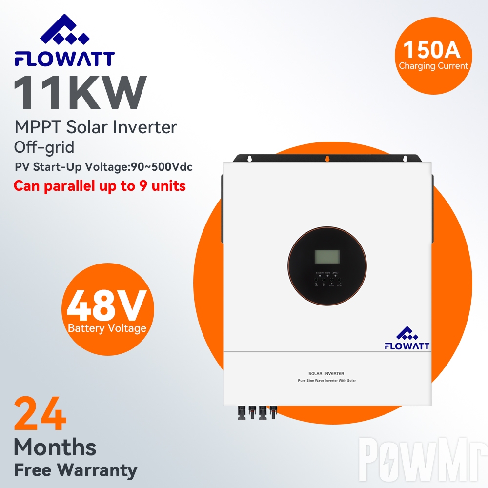 สามารถขนานPowMr MPPT 11KW Off Grid Solar Hybrid อินเวอร์เตอร์ 230Vac ในตัว 150A MPPT ตัวควบคุมเครื่อ