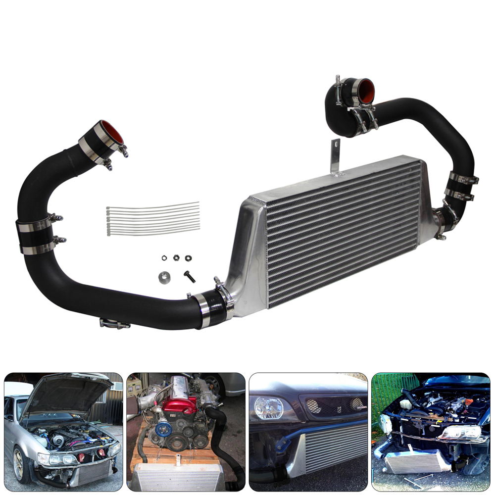 Front Mount Intercooler Kit สําหรับ Toyota Chaser Mark II Cresta JZX90 JZX100 96-01