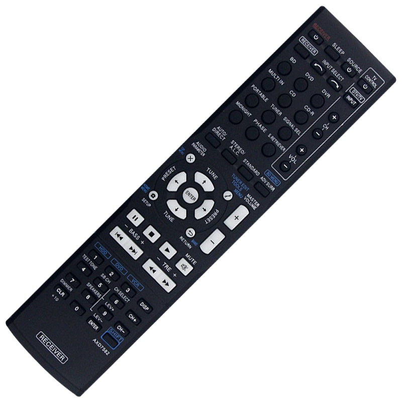 AXD7582 รีโมทคอนโทรลเข้ากันได้กับ Pioneer VSX-519V SX-319V VSX-519V-K SX-319V-K VSX-519V-S AXD7542 A