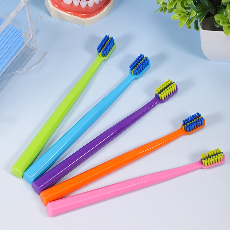 แปรงสีฟันซอกฟัน, ขนแปรงนุ่ม PP Handle Ortho แปรงทําความสะอาด, สุขอนามัยในช่องปาก การดูแลสุขภาพช่องปาก Clean