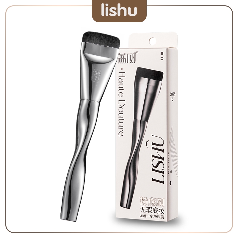 Lishu เครื่องสำอางเพื่อความงาม แปรงปัดแก้ม แปรงรองพื้นเนื้อลิควิด