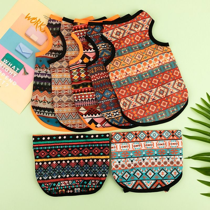เสื้อกั๊กสุนัขวินเทจ | เสื้อลูกสุนัขฤดูร้อนระบายความร้อนระบายอากาศสําหรับ Shih Tzu & Kittens – ผ้าสัตว์เลี้ยงตาข่ายน้ําหนักเบา