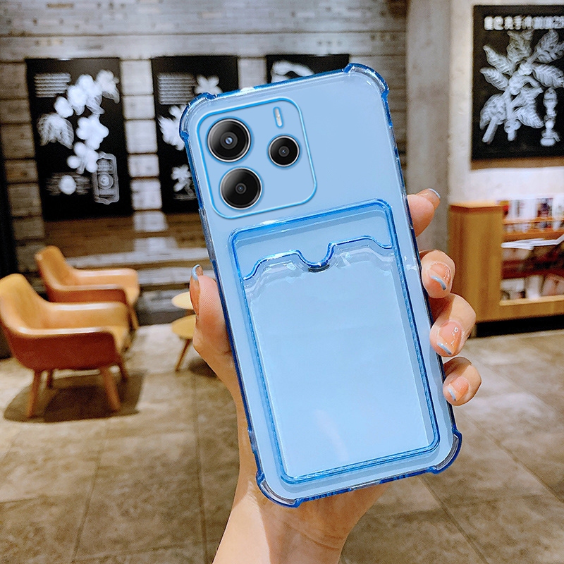 กรณีโปร่งใสสําหรับ Realme Q5 V25 NARZO 50 Pro Realme 9 9i Pro Plus 4G 5G Anti Drop การ์ดโปร่งใสแทรกก