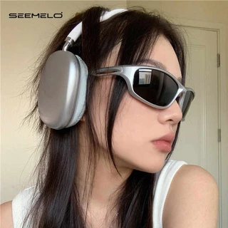 SEEMELO กันแดด TAC ตาขับรถโพลาไรซ์ตากีฬากลางแจ้ง UV400 แว่นตาน้ําหนักเบาแว่นตากันแดด Clean Vision ขี่จักรยานขี่แว่นตาวิ่ง