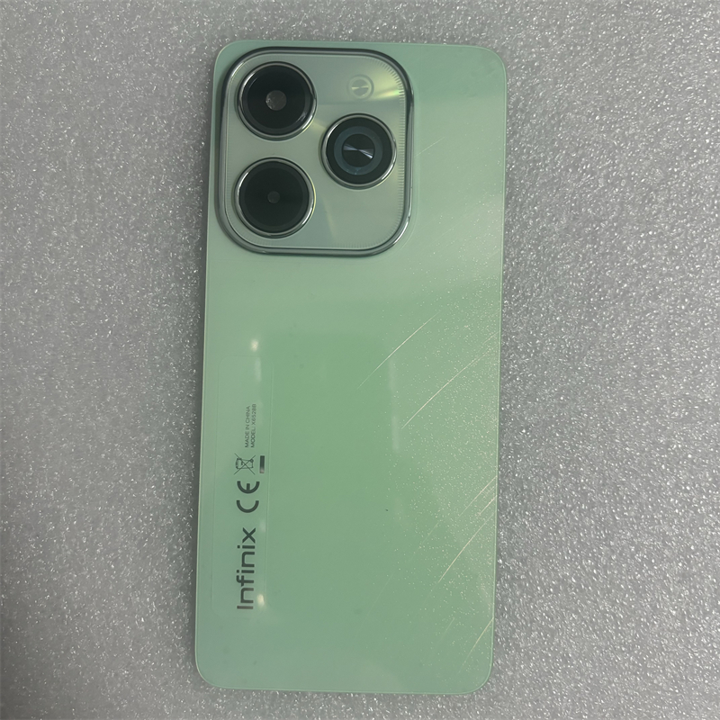 คุณภาพ AAAA สําหรับ Infinix Hot 40i X6528B X6528 ฝาหลังแบตเตอรี่กรณีพร้อมกล้องเลนส์Repair Part