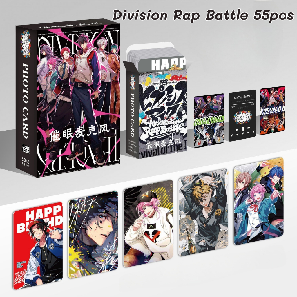 50-92pcs Manga Manhwa Division Rap Battle Laser Holographic Lomo Cards Surviving Aทรราช Photocard Go