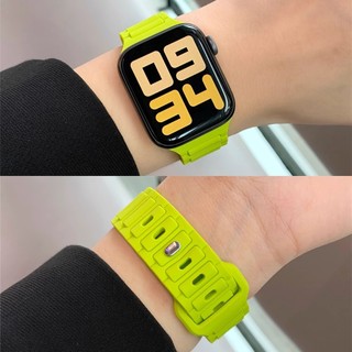 สายซิลิโคนกีฬาสําหรับ applewatch series 10 S9 S8 7 6 5 4 3 SE2 ULTRA T900 T800 Breathable เปลี่ยนสร้อยข้อมือสําหรับ iwatch 49 มม.46 มม.45 44 42 41 40 38 ผู้ชายผู้หญิง