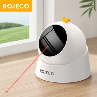 ROJECO 2 in 1 ของเล่นเลเซอร์แมวอัตโนมัติของเล่นแมวแบบโต้ตอบในตัวจริง Motion Sensor ของเล่นเลเซอร์สําหรับแมวและสัตว์เลี้ยง