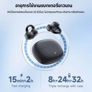 Edifier Comfo Q หูฟังไร้สายแบบ True Wireless บลูทูธ 5.4 เล่นได้ 32 ชม. รองรับการโทรแบบ AI Clear เชื่อมต่อหลายจุด ฟังก์ชันระบายน้ำ IP56