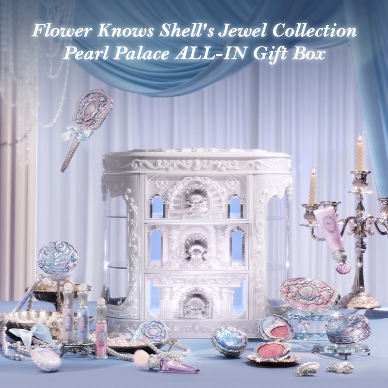 เซตเครื่องสําอาง Flower Knows Shells Jewel Collection ชุดของขวัญทั้งหมด ALL-IN Set