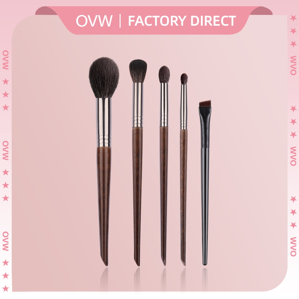 Ovw ชุดแปรงแต่งหน้า Goat Hair Blending Brush แปรงไฮไลท์ Blusher XQ571119