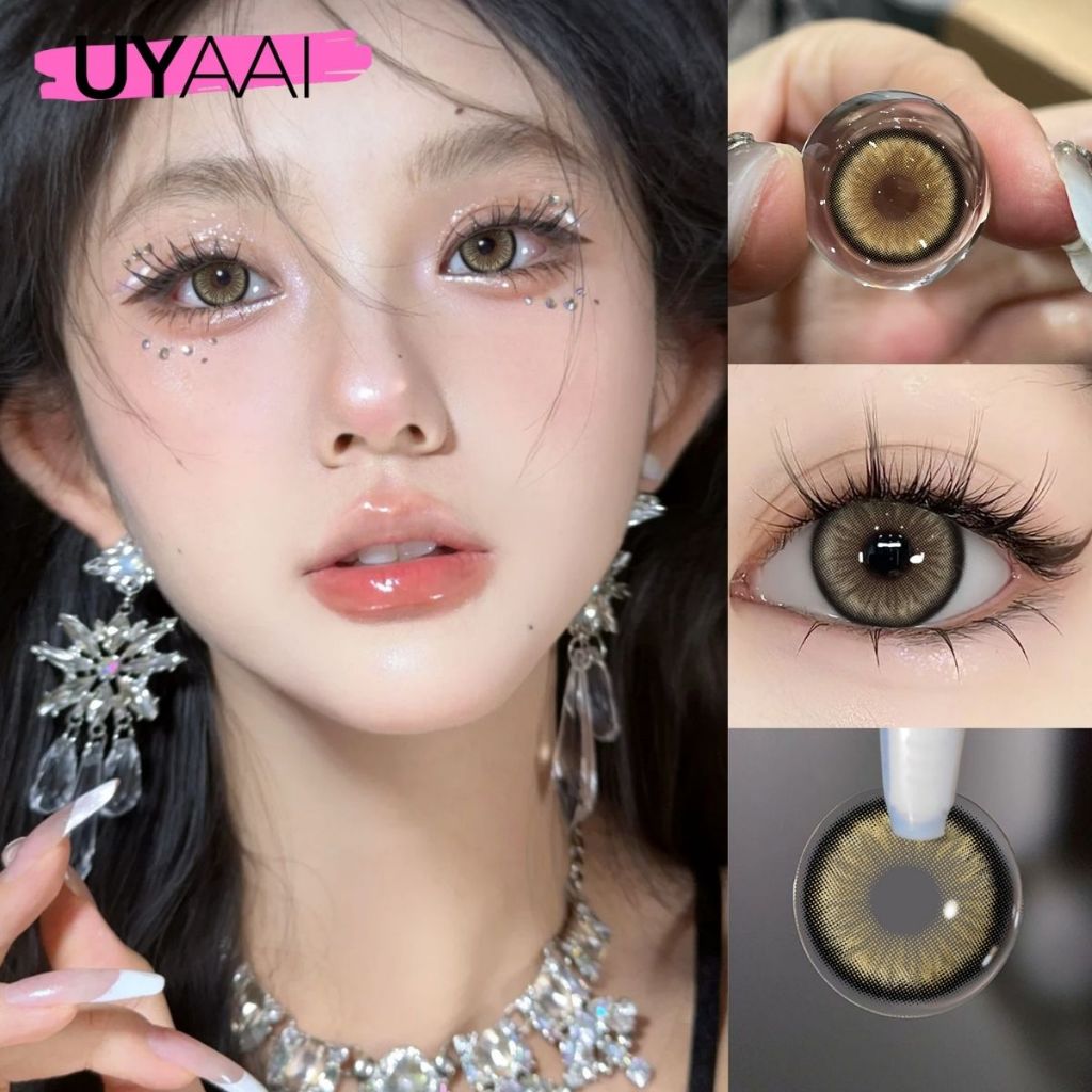 ⚡จัดส่งจากกรุงเทพ⚡[องศา -0.00~-6.00]UYAAI x FRESHLADY คอนแทคเลนส์ Mirage Series คอนแทคเลนส์สีน้ําตาล