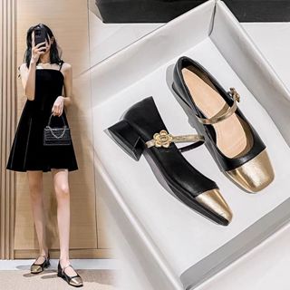 DARIBOM รองเท้าส้นสูงฤดูร้อนของผู้หญิงแฟชั่น Workplace รองเท…