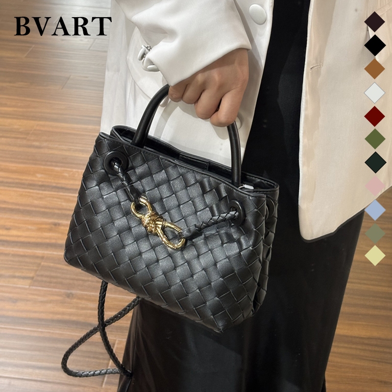 แฟชั่นผู้หญิงหนังแท้ไหล่กระเป๋าMessenger High Elegance 2025 กระเป๋าถือใหม่Mini22cm