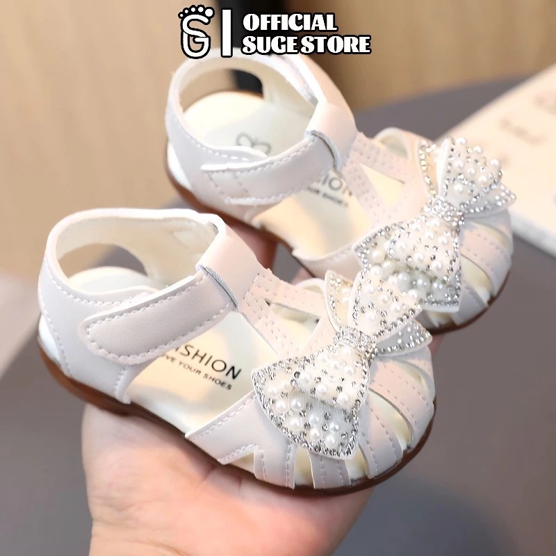 SUGE รองเท้าเจ้าหญิงเด็กผู้หญิง พื้นนุ่ม ใส่สบาย รองเท้าเด็กหัดเดิน