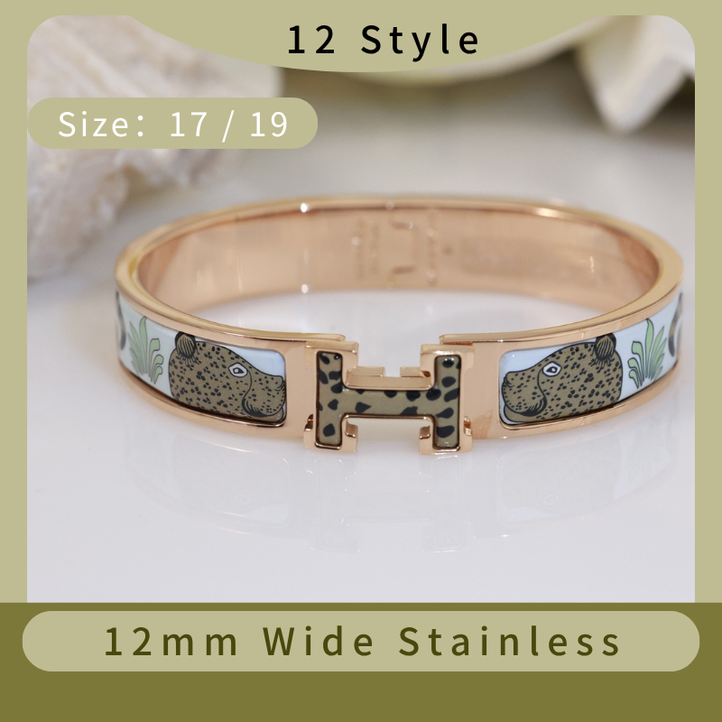 YQQ | CLIC HH กําไลข้อมือ 316L Stainless ข้อมือเงิน กําไล ผู้หญิง | bracelet