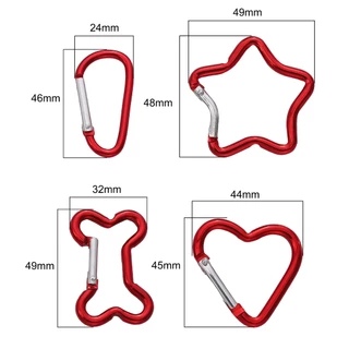 1 ชิ้นกระดูกหัวเข็มขัด Love Star หัวเข็มขัดรูปตัว D Dark สี Series กระเป๋าเป้สะพายหลังหัวเข็มขัดอลูมิเนียมพวงกุญแจ DIY Handmade