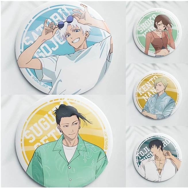 Jujutsu Kaisen Yuji Itadori Kugisaki Nobara อะนิเมะมังงะ Badge Pin อะนิเมะอุปกรณ์ต่อพ่วงสะสมของขวัญเข็มกลัด