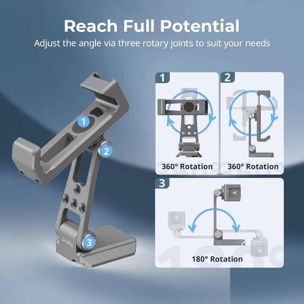 Smallrig Phone Support (64-100mm / 2.5-3.9in) สําหรับ Arca-Standard #5338