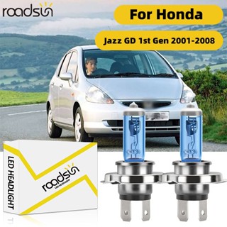 Fit สําหรับ Honda Jazz GD 1st Gen 2001-2008 ไฟหน้ารถหลอดไฟ S…