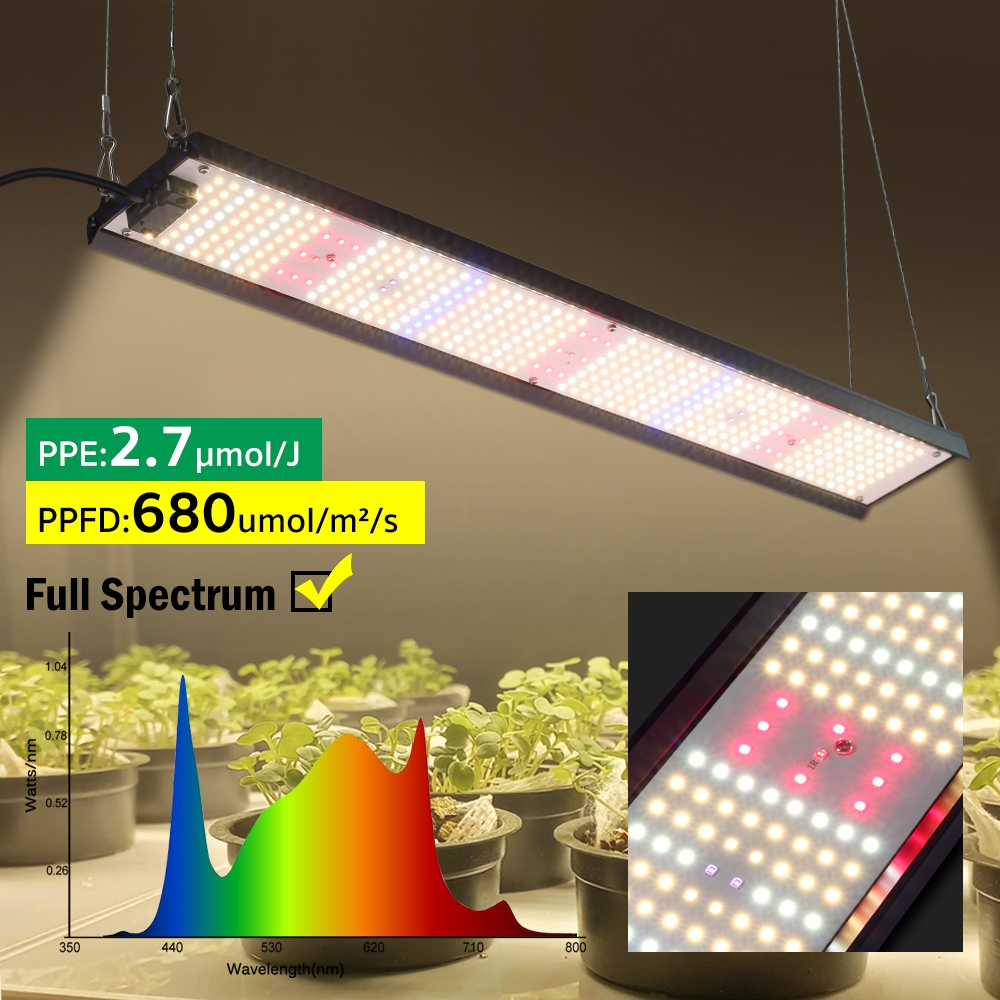 850W LED Full Spectrum Grow Light Samsung LM281B แสงแดดโคมไฟพืชสีเขียว AC100-277V ในร่ม Hydroponic เรือนกระจกเต็นท์ปลูกปลูกโคมไฟ