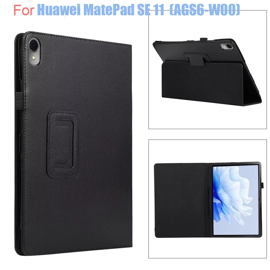 Flip PU สําหรับ Huawei MatePad SE 11 2024 แท็บเล็ต Cove สําหรับ MatePad SE 11 AGS6-W00 ผู้ถือขาตั้ง 