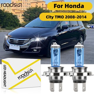Fit สําหรับ Honda City TMO 2008-2014 ไฟหน้ารถหลอดไฟ Super Wh…