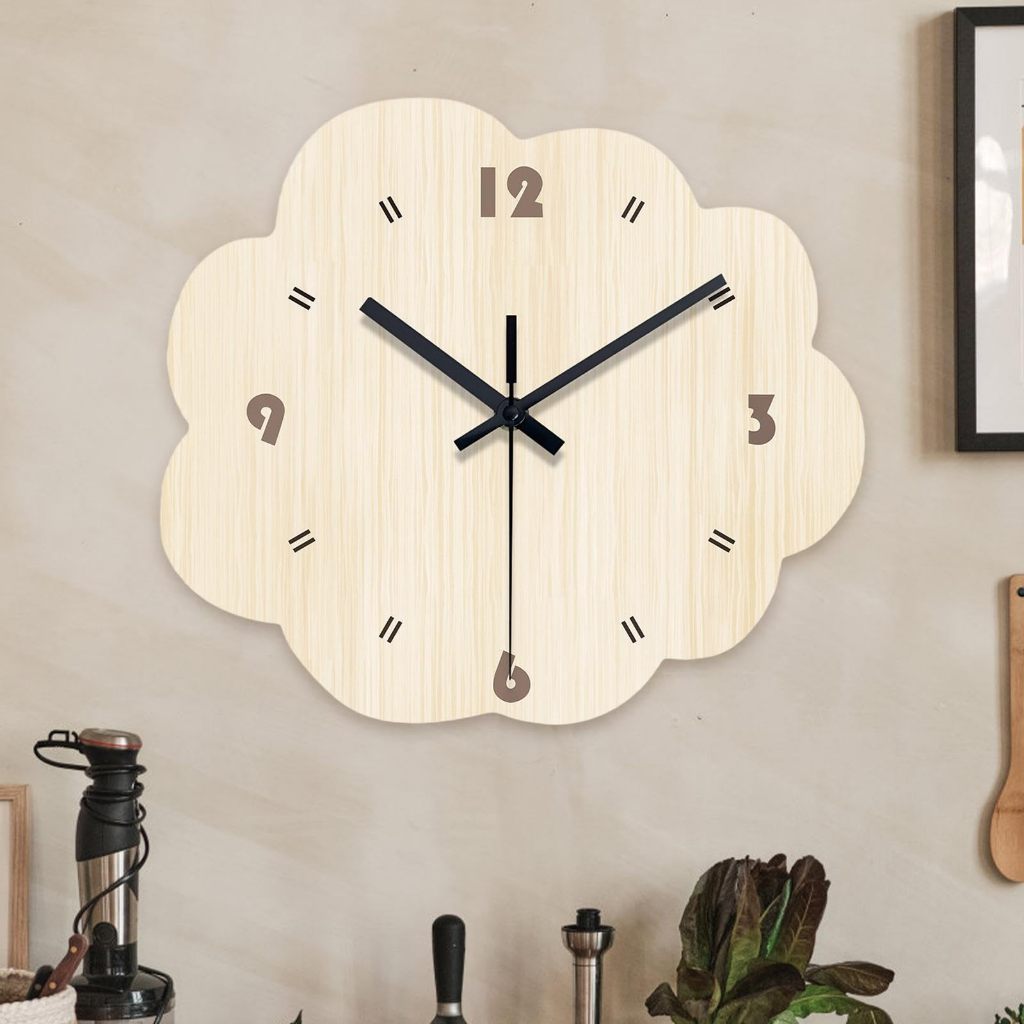 นาฬิกาแขวนผนัง วินเทจ ตกแต่งผนัง ใช้พลังงานจากแบตเตอรี่ นาฬิกาดิจิตอลเงียบ สําหรับตกแต่งบ้าน ห้องนอน ห้องนั่งเล่น - รูปที่ 6