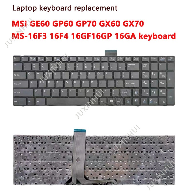 MSI GE60 GP60 GP70 GX60 GX70 MS-16F3 16F4 16GF16GP 16GA คีย์บอร์ด