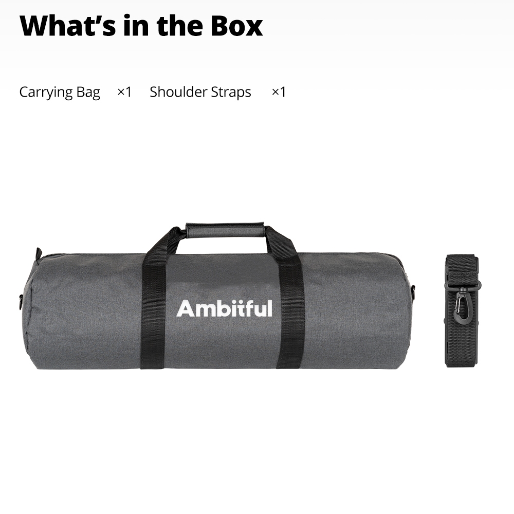 Ambitful TB PRO เบาะกล้อง Monopod ขาตั้งกล้องกระเป๋าถือแบบพกพาสายรัดไหล่กระเป๋าพกพา