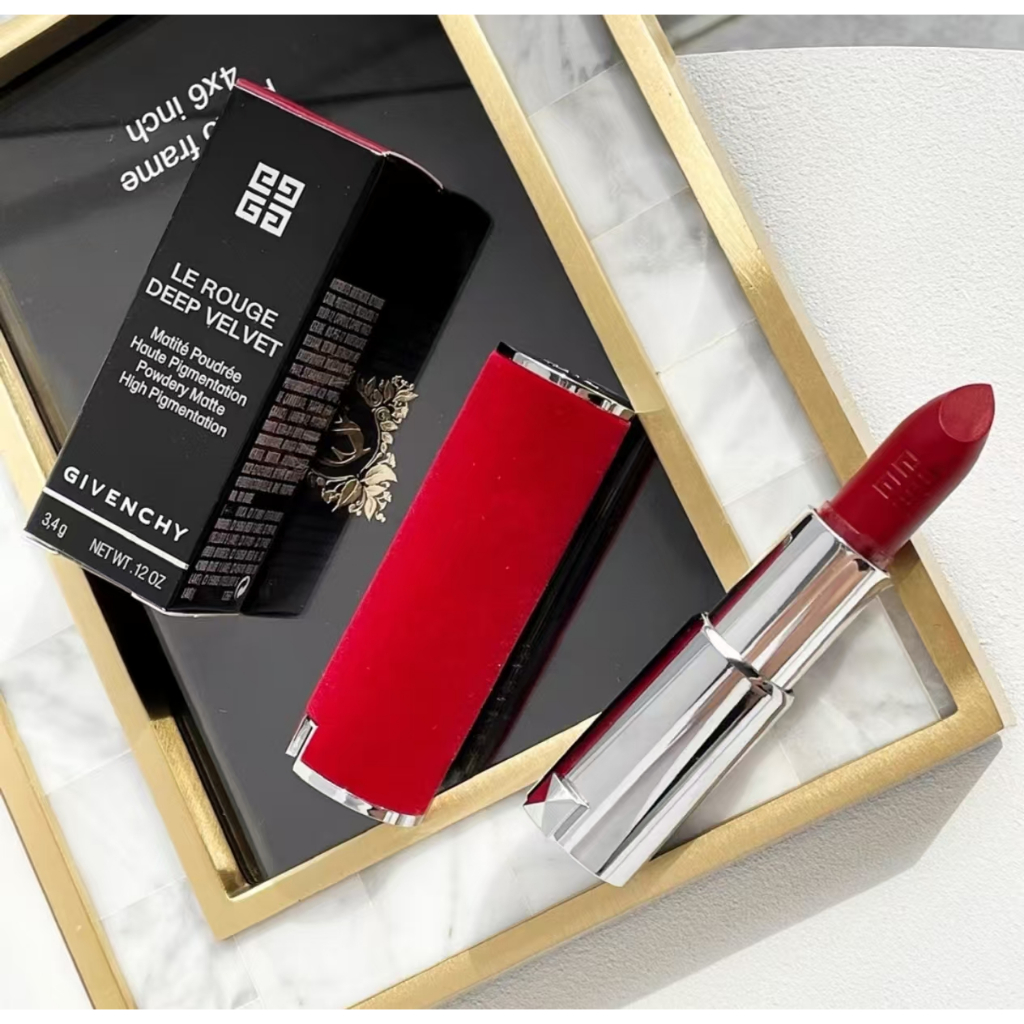 Given*hy ลิปสติกเนื้อกํามะหยี่สีแดง 3.4g /n27-n34-n35-n36-n37