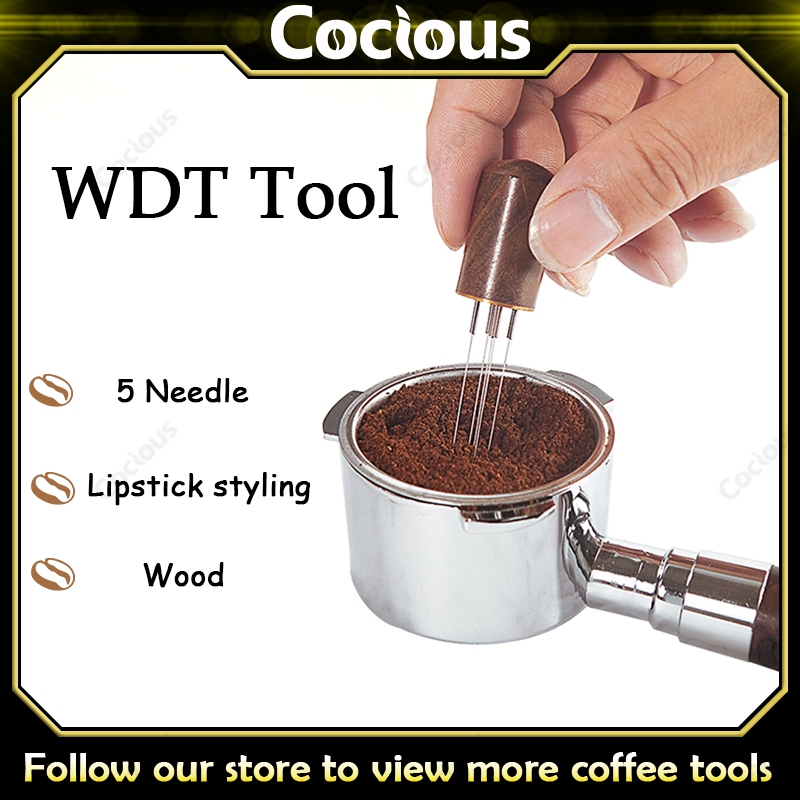 Cocious WDT Tool ผู้จัดจําหน่ายกาแฟ 5/8pin Caking Disperer Espresso Stirrer สลายผงกาแฟจับตัวเป็นก้อน
