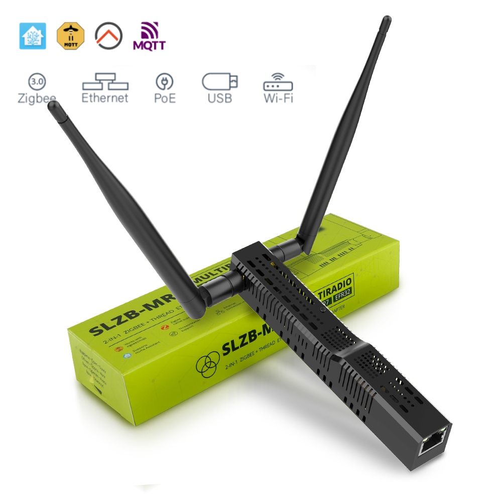 SLZB-MR1 Zigbee+Thread Ethernet PoE อะแดปเตอร์ USB LAN WIFI