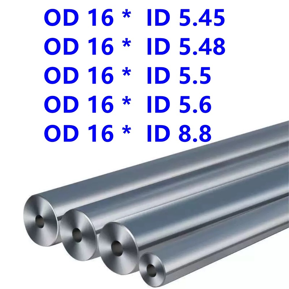 42Cr ท่อไฮดรอลิก ID5.45mm 5.48mm.5.5mm 5.6mm 8.8mm OD16mm  รูด้านในขัด, ความแม่นยําสูงไม่มีรอยต่อท่อ