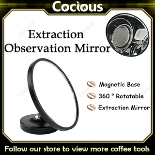 COCIOUS Magnetic Suck Coffee Extraction Mirror Bottomless Portafilter Reflector กระจกสังเกต
