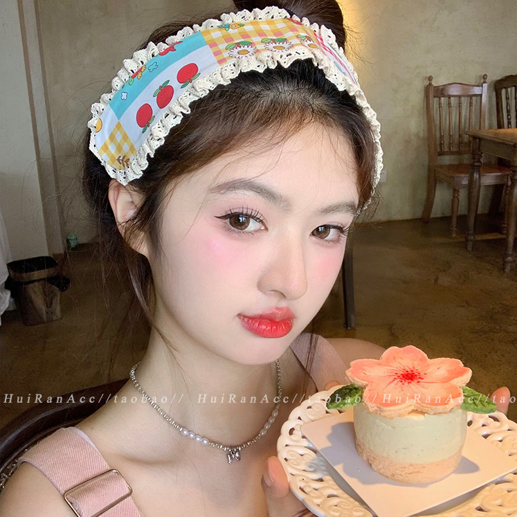 สติกเกอร์ติดผมลายถักดอกไม้เล็กๆ แบบโมริ สำหรับตกแต่งทรงผม