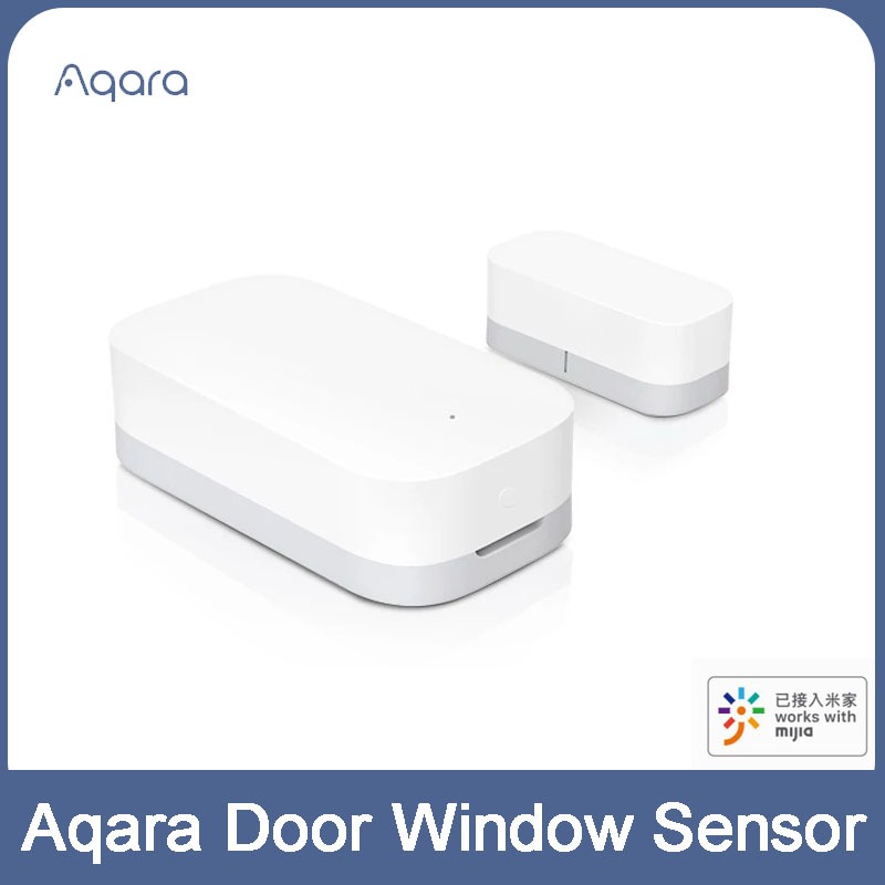 Aqara เซ็นเซอร์ประตูหน้าต่าง ZigBee การเชื่อมต่อไร้สายสมาร์ทเซ็นเซอร์ประตูทํางานร่วมกับ Mi Home HomeKit สําหรับ APP Android iOS