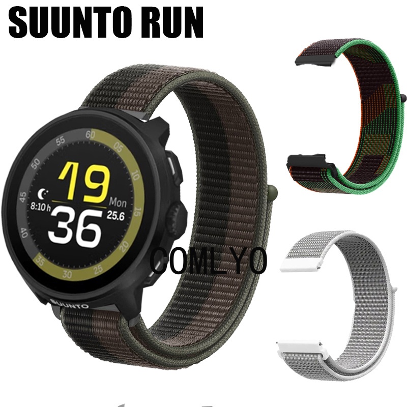สําหรับ SUUNTO RUN Race S Vertical สายนาฬิกาอัจฉริยะไนลอนห่วงนุ่มผู้ชายผู้หญิงนาฬิกากลางแจ้ง Band