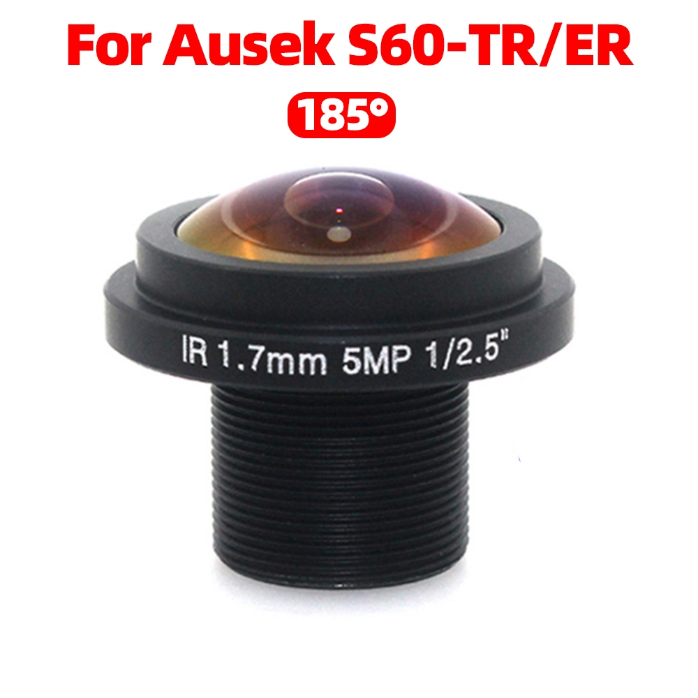 เลนส์ทดแทนสำหรับกล้องแอคชั่น AUSEK S60tr / S60er เลนส์มุมกว้าง 185° ขนาด 1.7 มม. เลนส์ 185 องศา อุปก