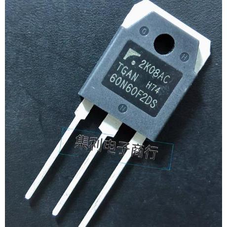 2PCS TGAN60N60F2DS TGAN60N60FD 60N60FD 60N60 TGAN 60N60F2DS TO-3P 60A 600V Power IGBT ใหม่เดิม