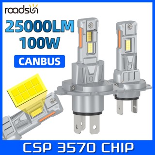 Roadsun 2 ชิ้น H1 H4 Led ไฟหน้ารถหลอดไฟ H7 H11 9005 9006 901…