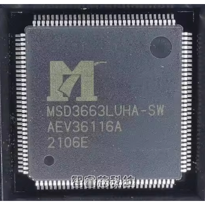 1PCS MSD3663LUHA-Z1 MSD3663LUHA-SW QFP-216 MSD3663LUS-Z1 MSD3663LSA-SW ชิปหน้าจอ LCD