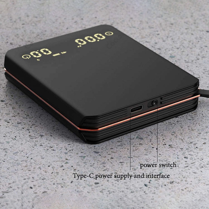 Mini Coffee Scales เครื่องชั่งกาแฟขนาดเล็ก หน่วยจับเวลากาแฟแบบพกพาพร้อมฟังก์ชั่นทารี เครื่องชั่งในครัวดิจิตอล เครื่องชั่งอาหารมัลติฟังก์ชั่น ราคา ถูกที่สุด ดีลบีเคเค แกลเลอรีภาพที่ 7