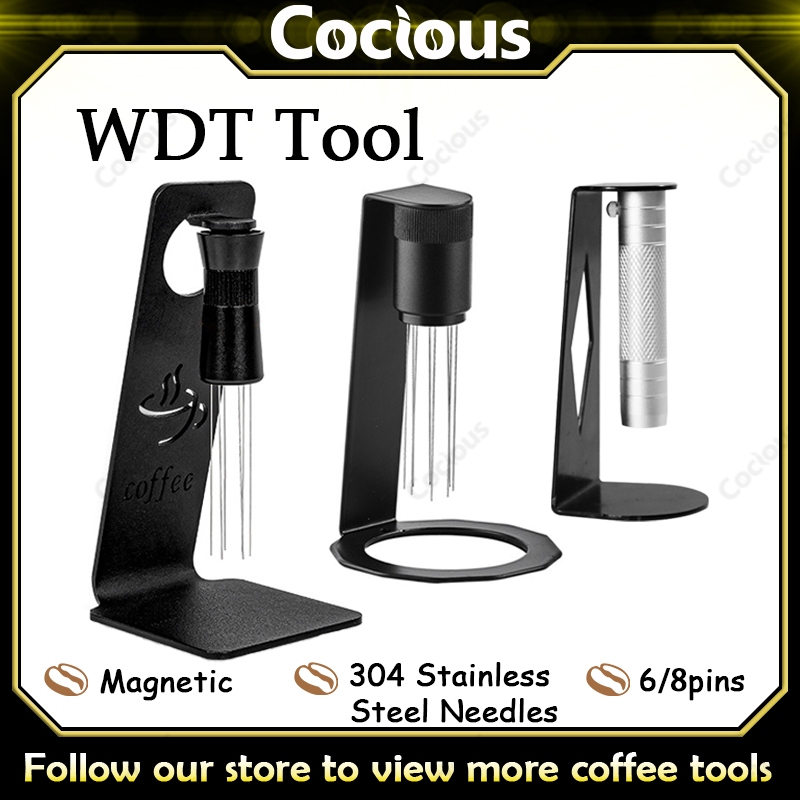 เครื่องมือ WDT COCIOUS Will Caking Disperer Espresso 304 เข็มสแตนเลส