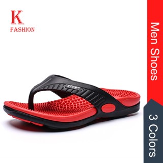 ผู้ชายรองเท้าแตะชายหาดกันน้ําแฟชั่นกลางแจ้งและบ้านป้องกันการ…