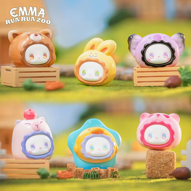 Emma Secret Forest Rua Rua Zoo Series รูปสัตว์ Mini Bean Desktop Collection